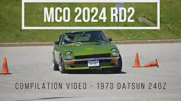 MCO 2024 Rd2 Autocross 1973 Datsun 240z - Compilation Video