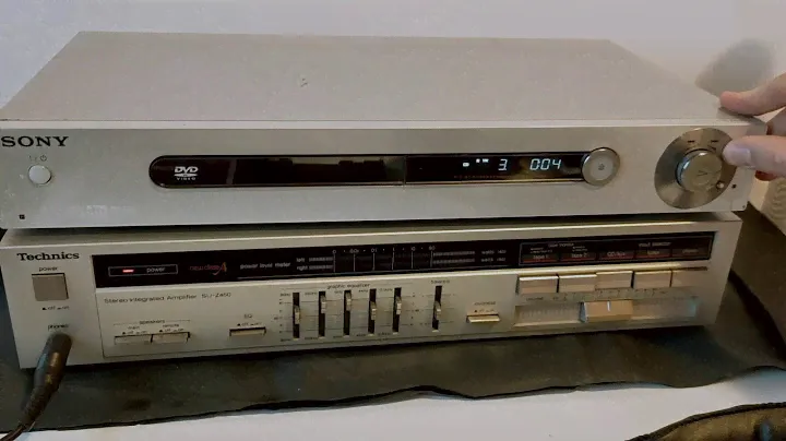Technics stereo integrated amplifier SU-Z450 50W ok, equalizer ko + Sony DVP-LS500 problemi lettura