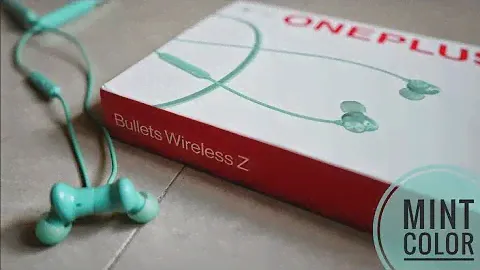 Oneplus Bullet wireless Z Bluetooth headset (Mint colour) Unboxing