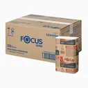 Полотенца бум. 250 шт Focus (H2) Extra, 1-сл, белые, КОМПЛЕКТ 12пач, 24х21,5, Z-сложение