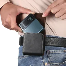 Чехол с зажимом для ремня Мужская поясная сумка для Samsung Z Flip 4 3