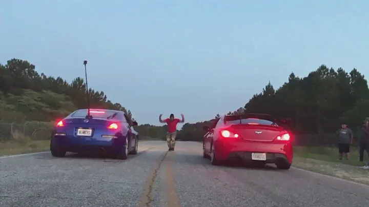 HYUNDAI GENESIS 5 SPEED AUTO VS NISSAN 350Z 5 SPEED AUTO