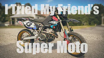 First Time Riding a Suzuki DRZ 400