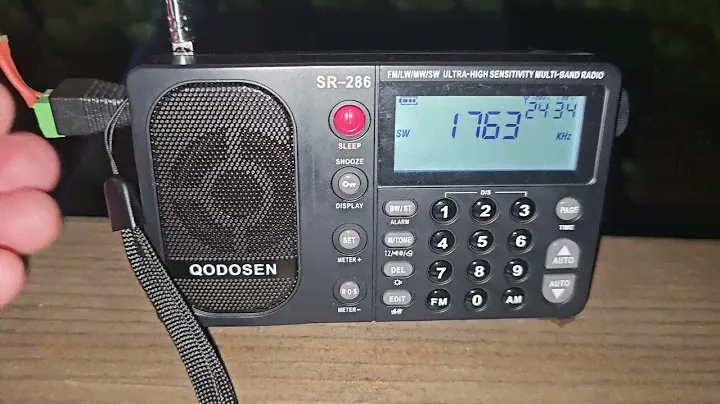 Qodosen SR-286. Прием на рамку. Сравнение с телескопом. Чеченские радиолюбители