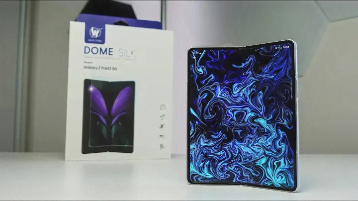 Samsung Galaxy Z Fold 3 Whitestone Dome Glass Silk INSTALL & REVIEW