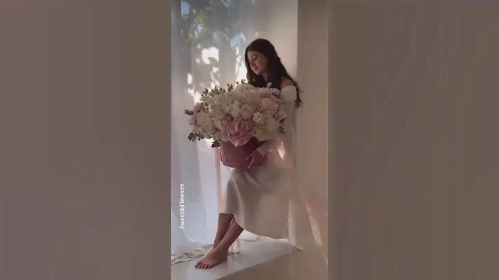 Шикарнейшие композиции из цветов 🤍 #красота #flowers #цветы #love #любовь #красиваядевушка