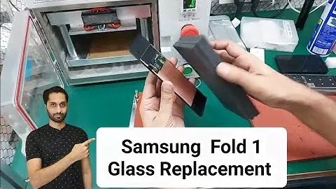 Samsung Fold 1 front Display Glass Replacement. Zorba mobile. Samsung fold screen repair