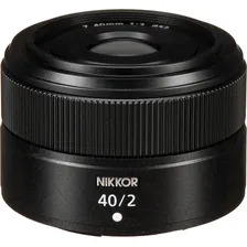 Объектив Nikon 40mm f/2 Nikkor Z, черный