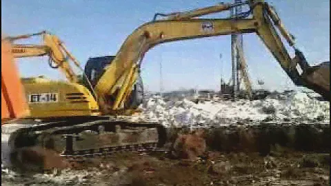 экскаватор ет-14 и hyndai 170w7
