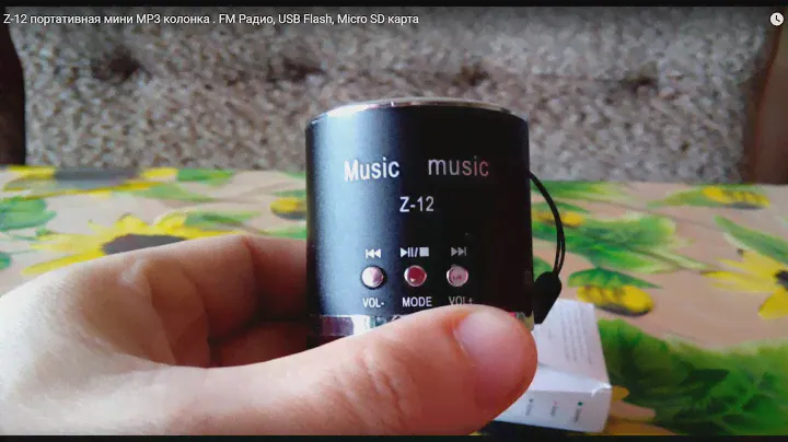 Bluetooth колонка  из Китая с AliExpress. Z-12 портативная мини МP3 колонка