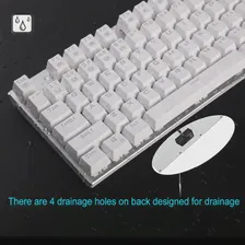 Механическая игровая клавиатура Z-88 RGB, коричневый переключатель, тактильная слегка кипящая RGB-подсветка, водонепроницаемая, 104 клавиш, защит... (art.: 3a363333cfc)