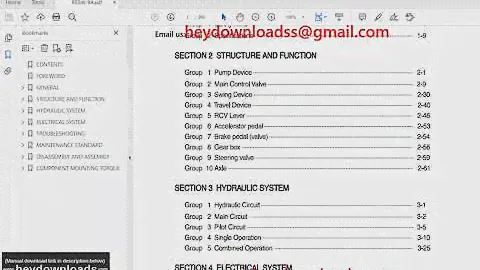 Hyundai R55W-9A Wheeled Excavator Repair Manual PDF