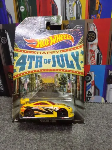 1/64 hot wheels nissan 350Z HOTWHEELS diecast 4th July-0