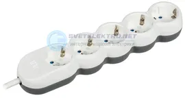 Удлинитель У05 5 мест 2P+PE/1,5м 3х1,5мм2 16А/250В UNO WYP53-16-05-D15-Z IEK