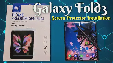 Galaxy Z Fold3 Whitestone Dome Screen Protector Installation & Review