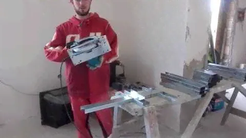 Режем профиль для ГКЛ
