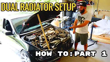 2JZ Dual Radiator Setup - How to: Part 1