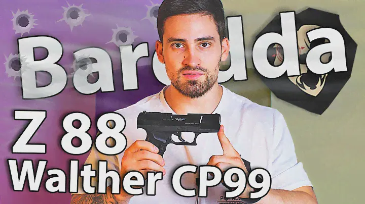 Охолощенный пистолет Baredda Z 88 (Walther CP99) видео обзор