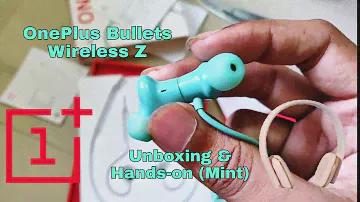 OnePlus Bullets Wireless Z - Unboxing & Hands-on (Mint) ¦ Referal Code in Description Flat 200/- off