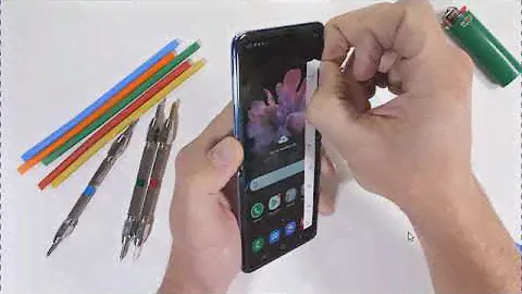 Тест на прочность Samsung Galaxy Z Flip - фальшивое складное стекло ?!