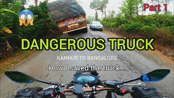 OVERLOADED TRUCK☠️ | SAVED FROM ACCIDENT?😱 | KAWASAKI Z800 vs Z900 | ADRENALINE RUSH🚀