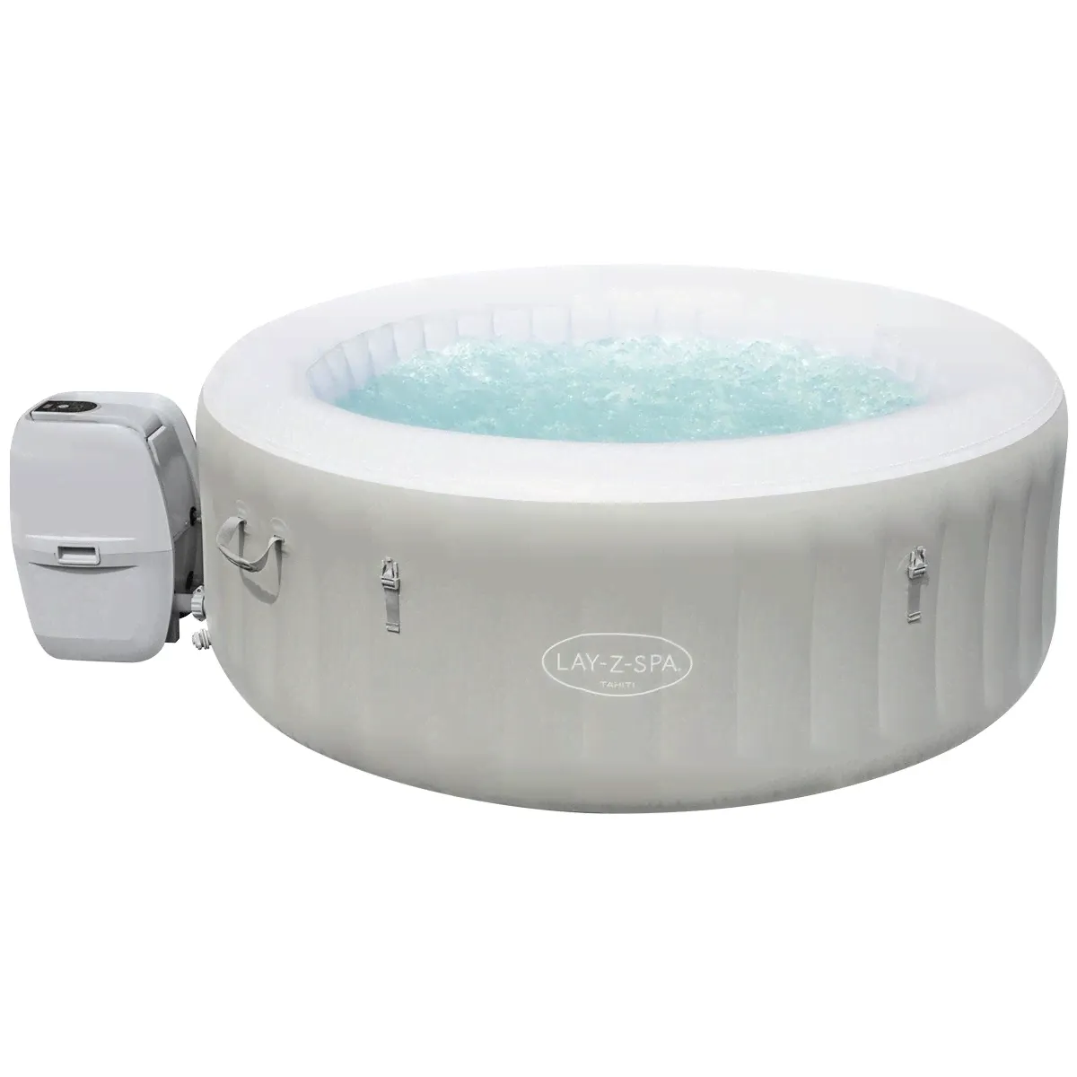 Аэромассажный бассейн Bestway Lay-Z-SPA Tahiti AirJet 60007, 180x66см-0