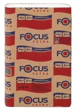 Полотенца бумажные Focus Extra Z-сложения белые двухслойные 5048672 1 рул. 200 л.
