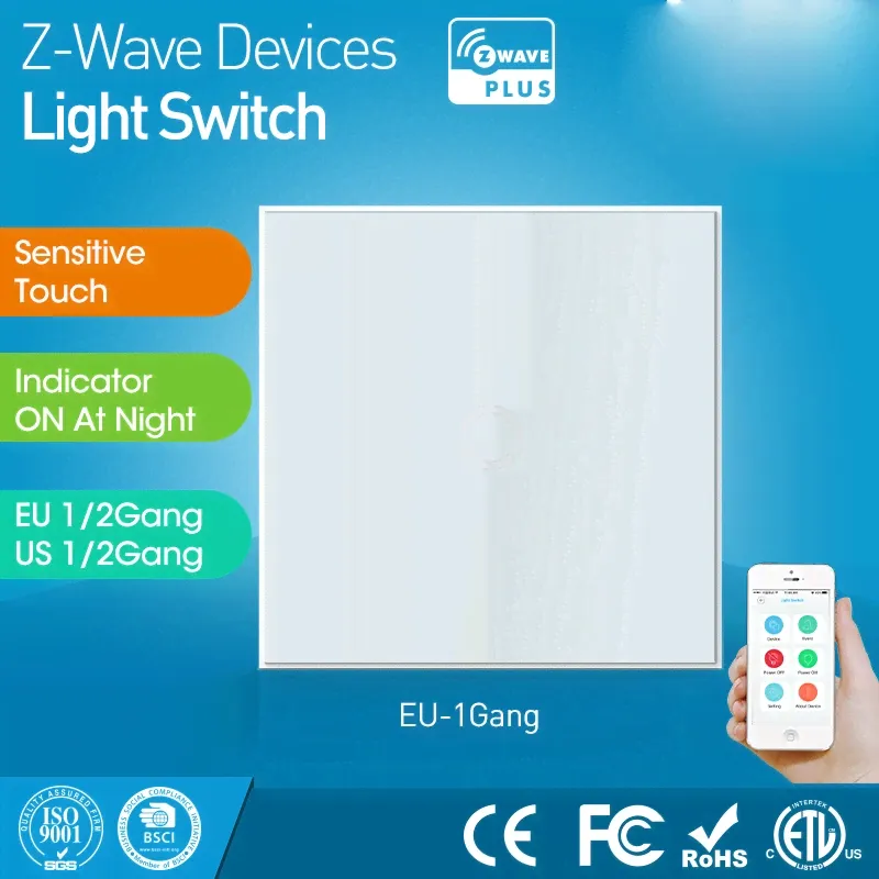 Умный выключатель NEO Coolcam Z-Wave NAS-WR01ZE с одной клавишей-0